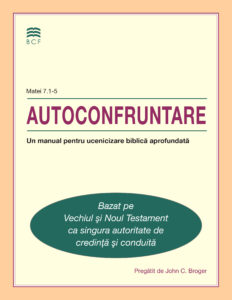 Romanian Self Confrontation manual cover