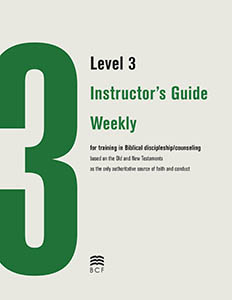 Level 3 Instructor's Guide Weekly cover