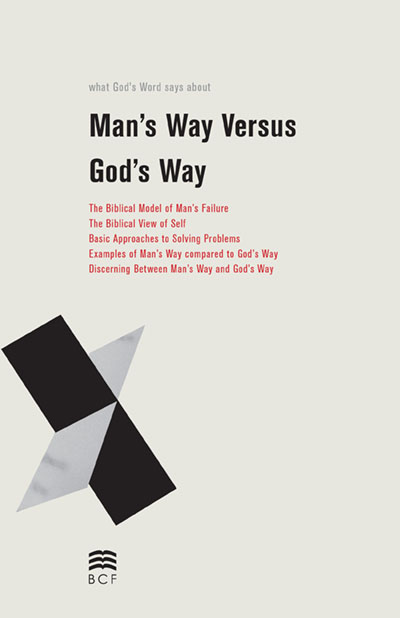 Man's Way Verses God's Way cover